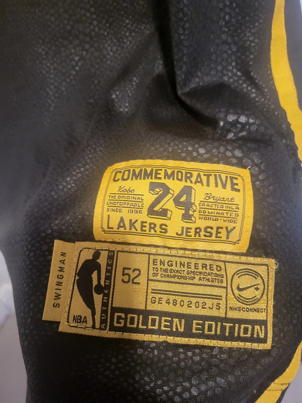 Nike Kobe Bryant Commemorative SnakeSkin Jersey Golden Edition